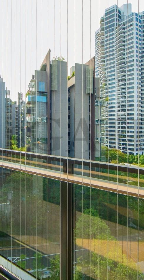 Invisible Grills - High-Rise Balcony Safety Installation by Deccan Space Works