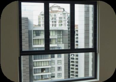 Fixed Window installation for invisible grills